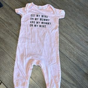 0012 pink okie dokie onesie 9m